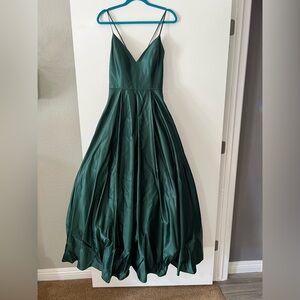 Blondie Nites Forest Green Prom Dress